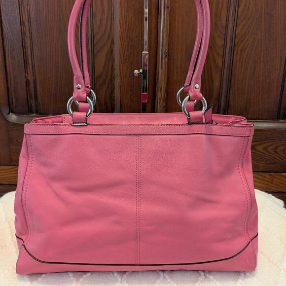 Coach Carry All Dusty Rose Handbag F19728 - Picture 3 of 14